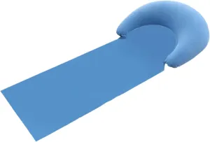 Beach Mat Beach Pad Easy to Carry Folding Portable Mat Inflatable Pillow for Pool Picnic Backyard Relaxation Camping Friends