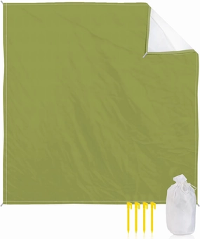 Beach Blanket Sandproof, Solid Color Olive Waterproof Beach Mat Lightweight Quick Drying Picnic Blanket Beach Essentials for Travel Camping Hiking 118x108in