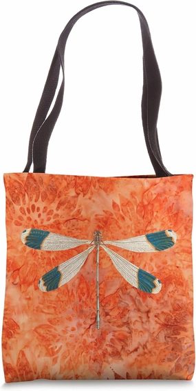 beautiful dragonfly art dragonflies great gift for gardeners Tote Bag