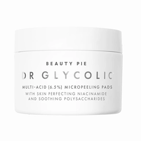 Beauty Pie Dr Glycolic Multi-Acid (6.5%) Micropeeling Glycolic Acid Pads For Exfoliating & Anti-Aging Benefits