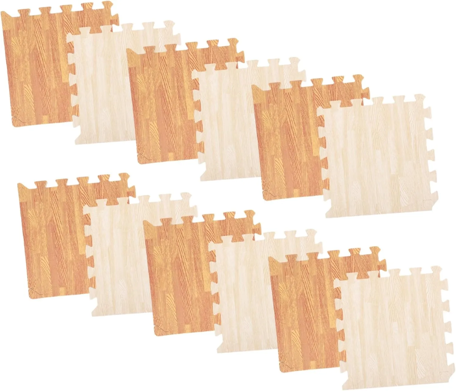 BESPORTBLE Interlocking Floor Mats Foam Puzzle for Boys and Girls Gym Mats Home Office Easy to Assemble