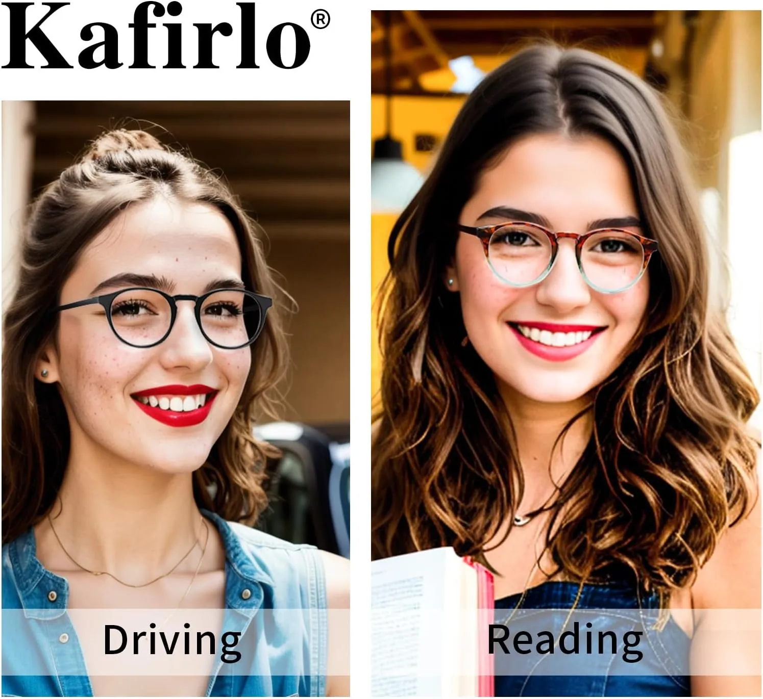 Bifocal Reading Glasses Women Cat Eye Blue Light Blocking Computer Reader Clear Top No Line Transition Ladies Eyewear