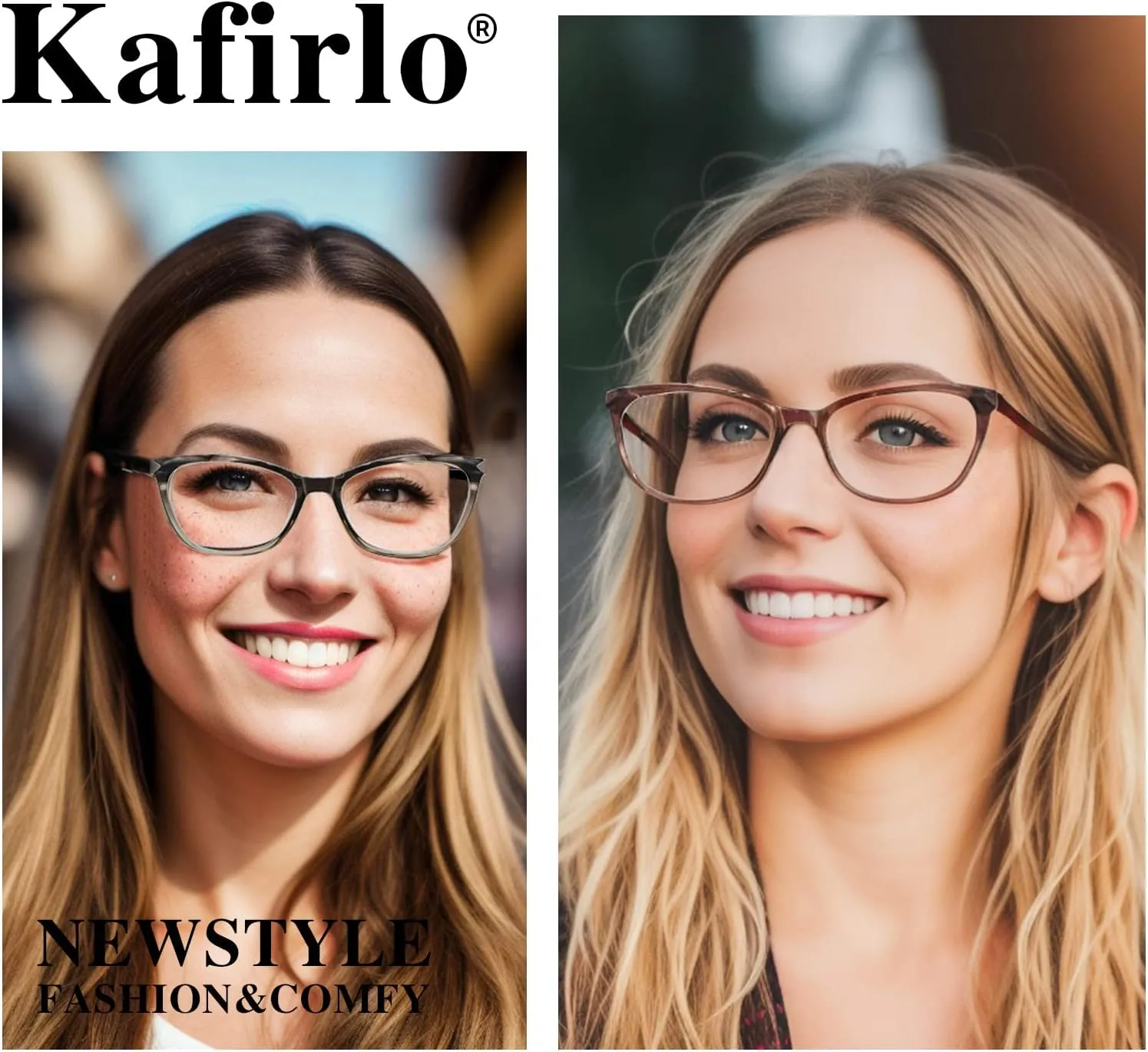 Bifocal Reading Glasses Women Cat Eye Blue Light Blocking Computer Reader Clear Top No Line Transition Ladies Eyewear