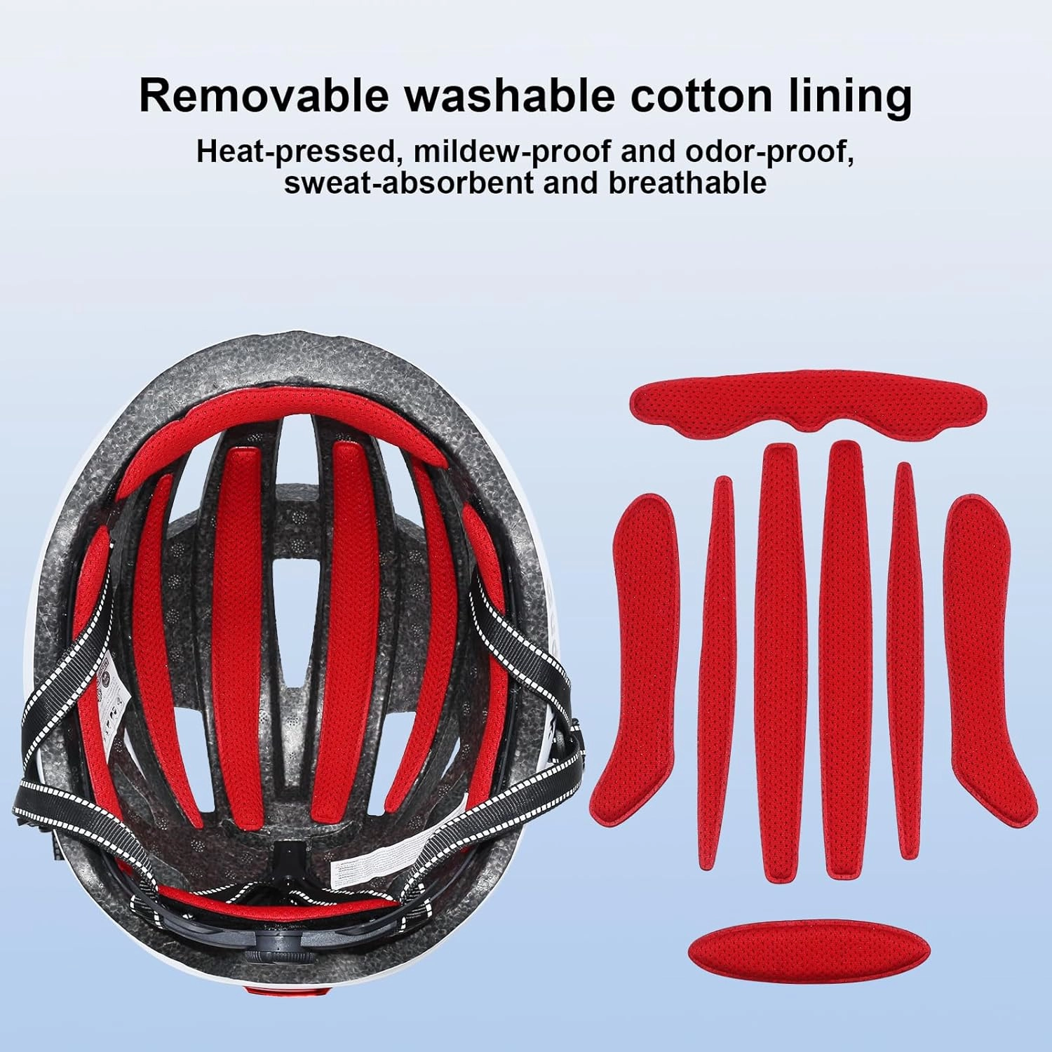 Bike Helmet with Light - Bicycle Helmets for Men - Women Adult with LED Rear Lights Adjustable Cycling Helmet for Urban Commuter Mountain Road Biker