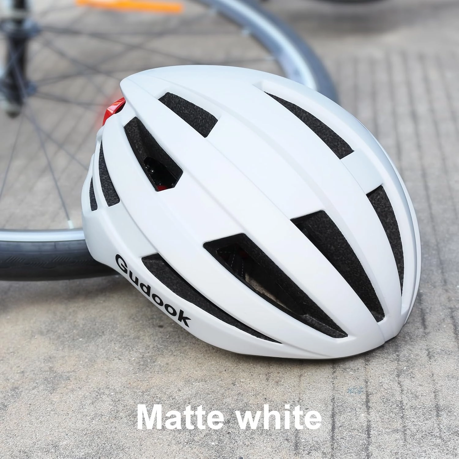 Bike Helmet with Light - Bicycle Helmets for Men - Women Adult with LED Rear Lights Adjustable Cycling Helmet for Urban Commuter Mountain Road Biker