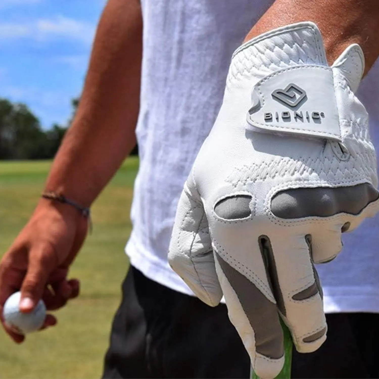 Bionic Men's Performance Grip Pro Premium Leather Golf Glove