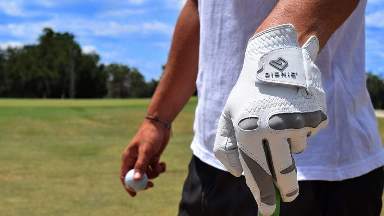 Bionic Men's Performance Grip Pro Premium Leather Golf Glove
