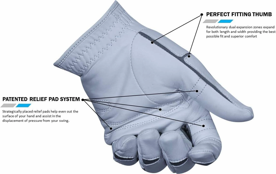 Bionic Men's Performance Grip Pro Premium Leather Golf Glove