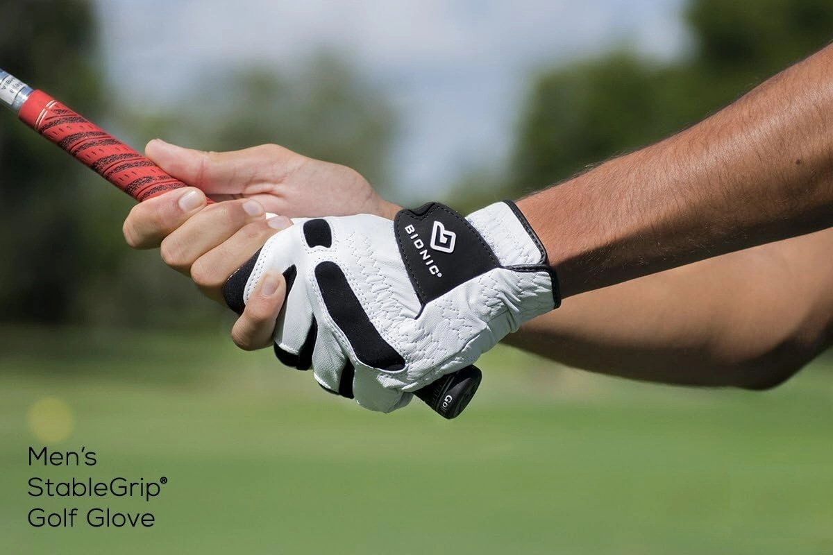 Bionic Men's Stablegrip 1.0 White Golf Glove