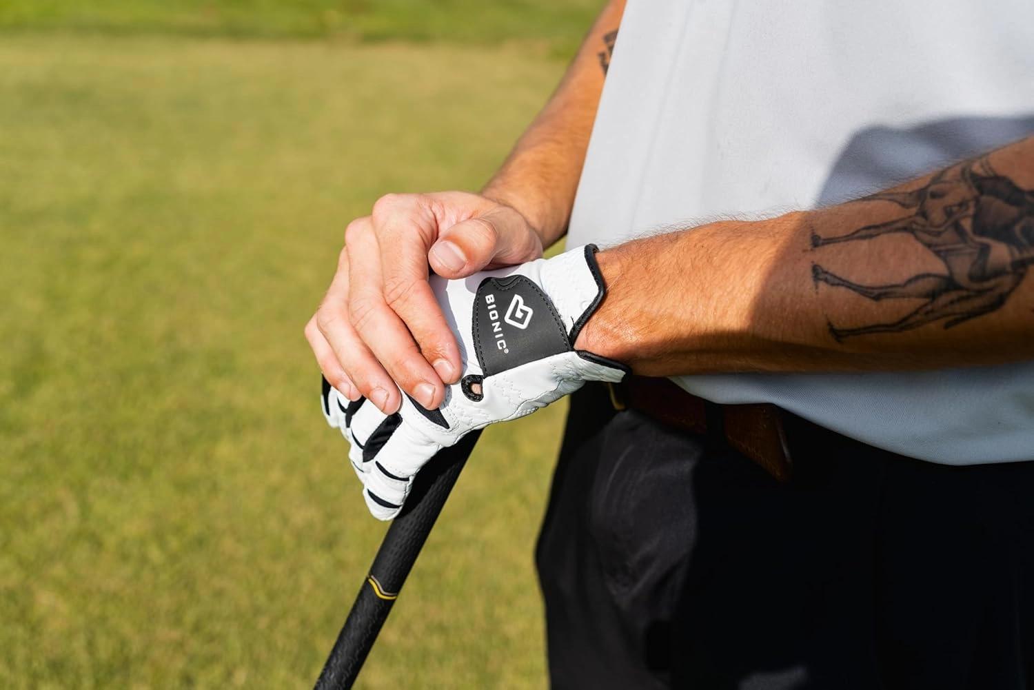 Bionic Men's Stablegrip 1.0 White Golf Glove