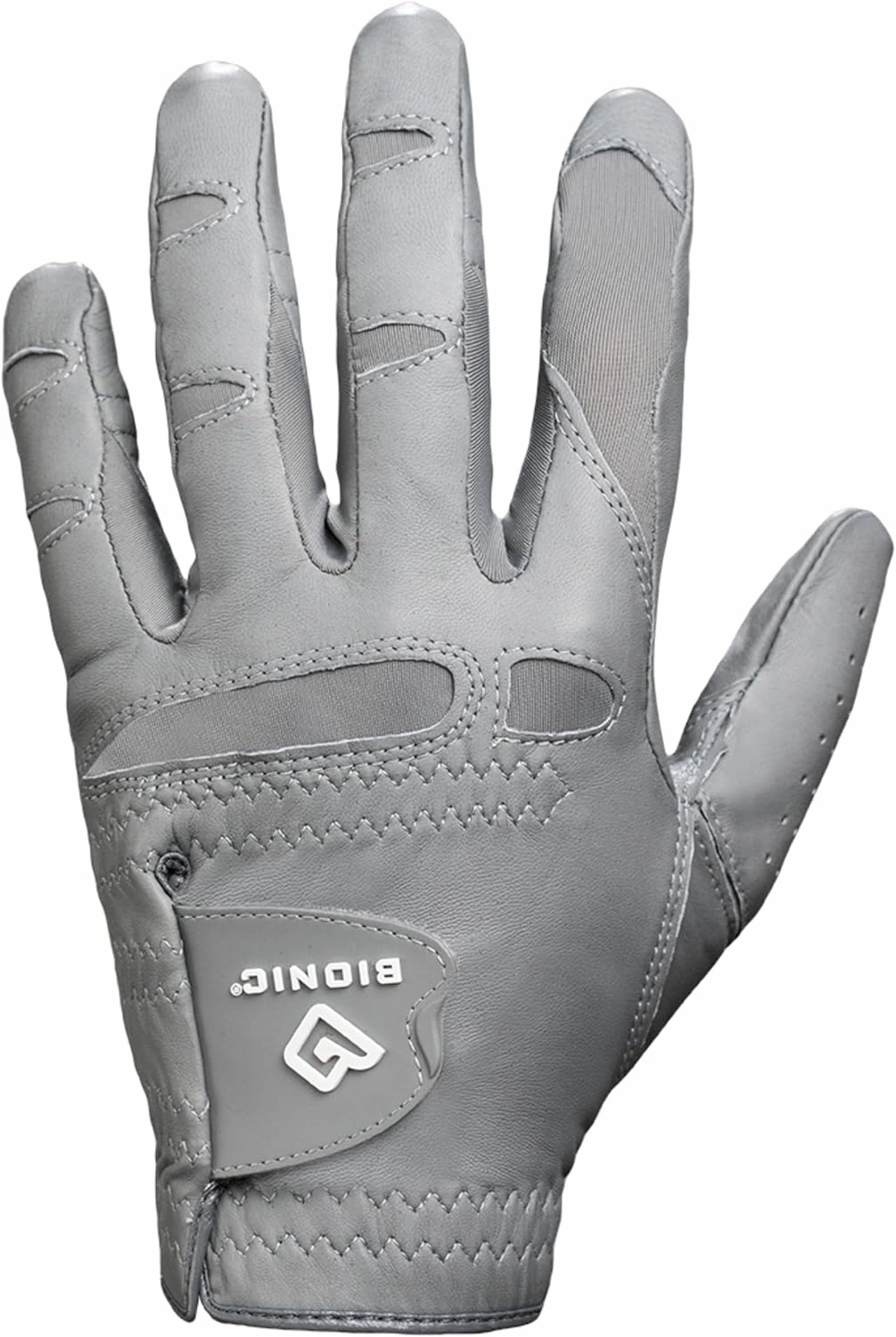 Bionic Men's StableGrip 2.0 Grey Golf Glove - Made from Premium Cabretta Leather