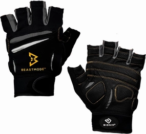 Bionic Women's Beastmode Half Finger Gym Workout Gloves