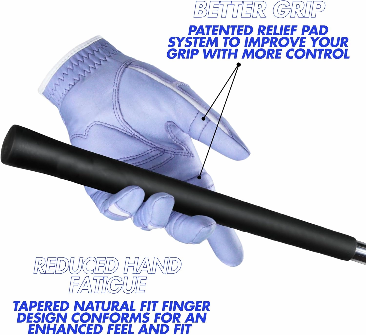 Bionic Women's StableGrip with NaturalFit 2.0 Premium Cabretta Leather Golf Glove