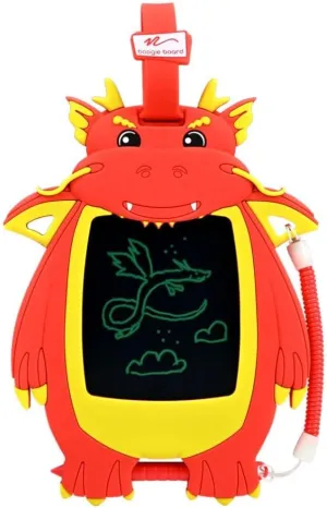 Boogie Board Kids Sketch Pals Portable Authentic Doodle Board, 4-inch Reusable Drawing Pad with Attached Stylus, Perfect for Travel & Road Trips for Kids Ages 4 , Dragon - Limited Edition