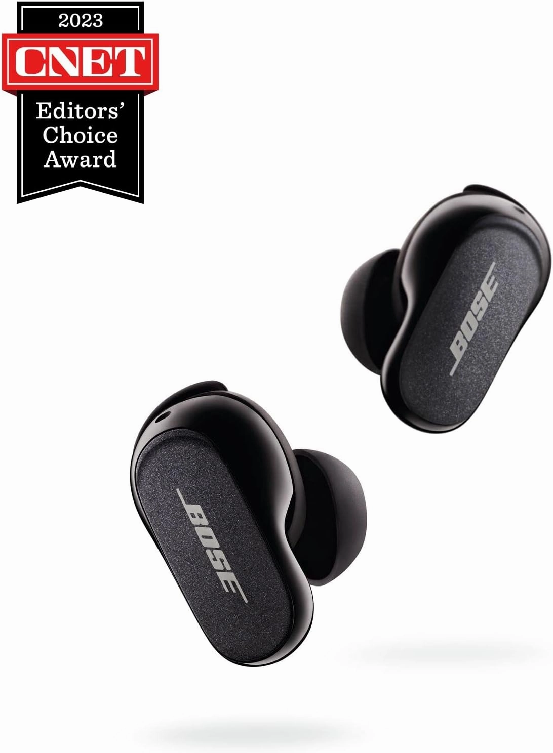 Bose QuietComfort Earbuds II, Wireless, Bluetooth, World’s Best Noise Cancelling In-Ear Headphones with Personalized Noise Cancellation & Sound, Triple Black (Renewed)