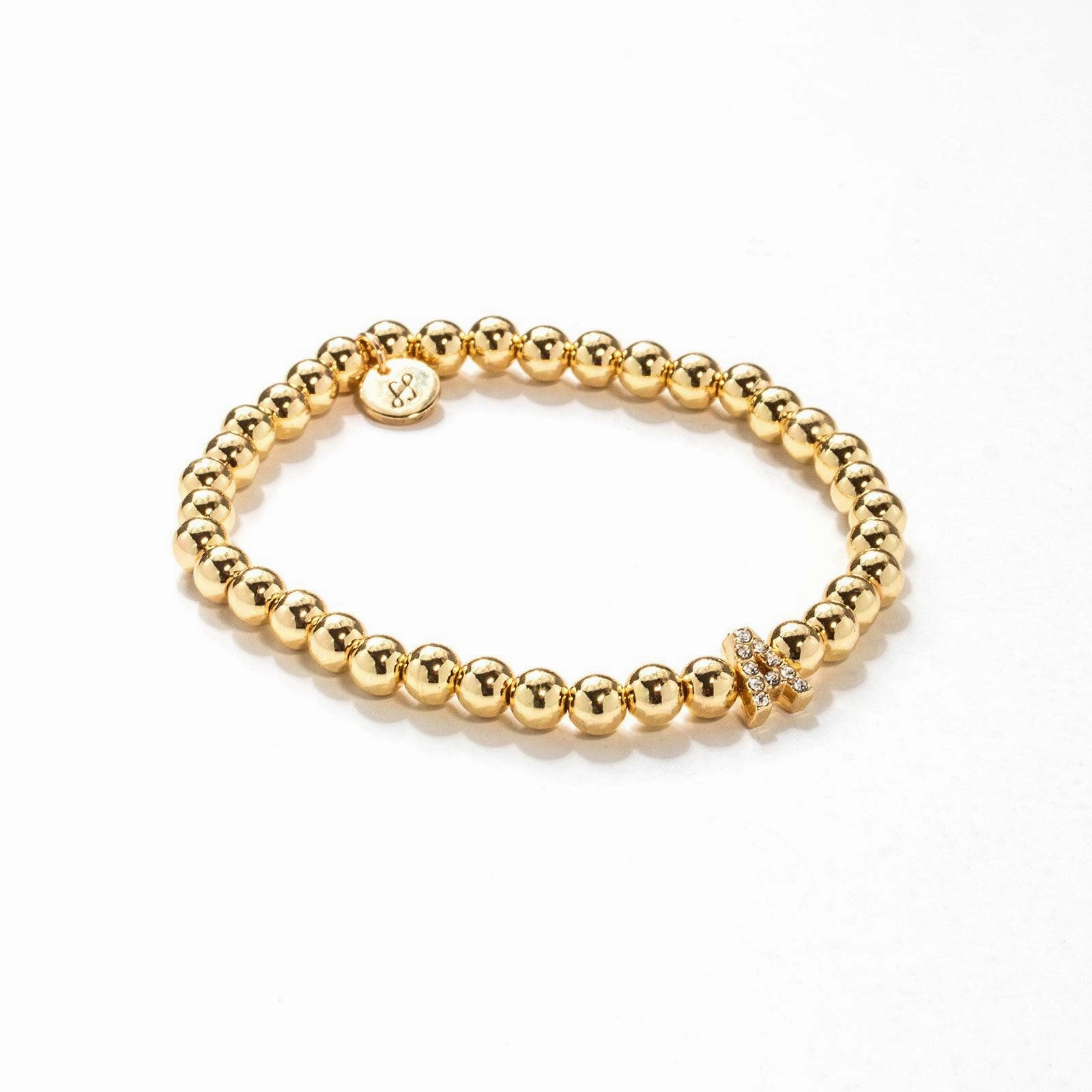 Bracelet Bar Star Sign - Alphabet