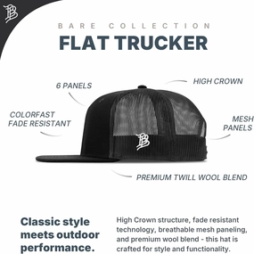 Branded Bills Old Glory Stealth Snapback