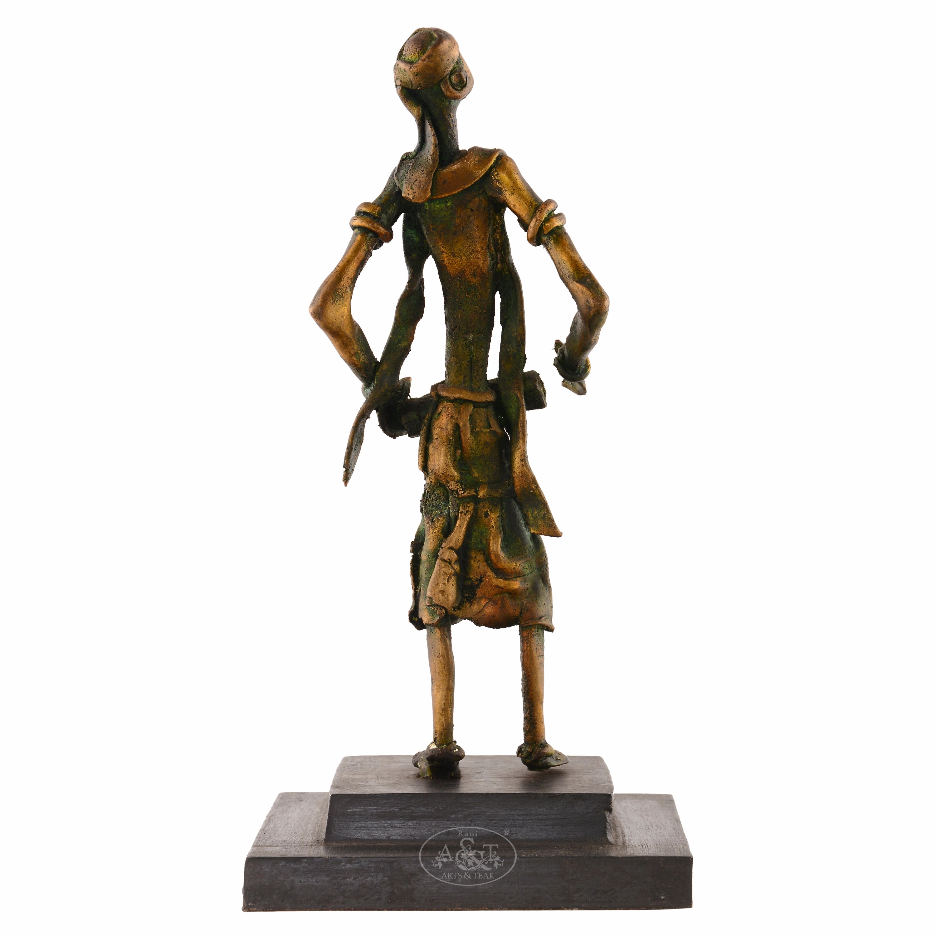 Bronze Casted Musical Lady (Dokra)