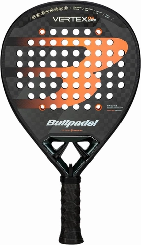 BULLPADEL Padel Racket Vertex 04 Hybrid 2025 | Professional Round Shape Pala Padel | Xtend Carbon 12K & MultiEva Core | Curvaktiv & Air Power Technology | CustomWeight Balance & Vibradrive Absorption