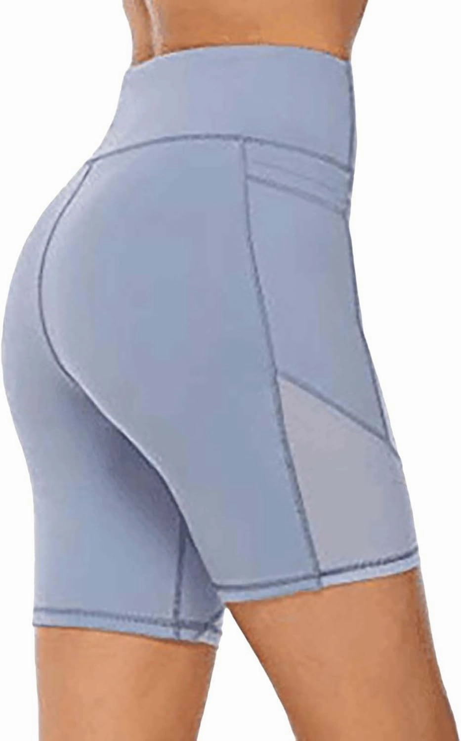 Buttery Soft Shorts Women Butt Lifting Shorts Pockets High Waisted Biker Anti Cellulite Up Gym Yoga Running Sport