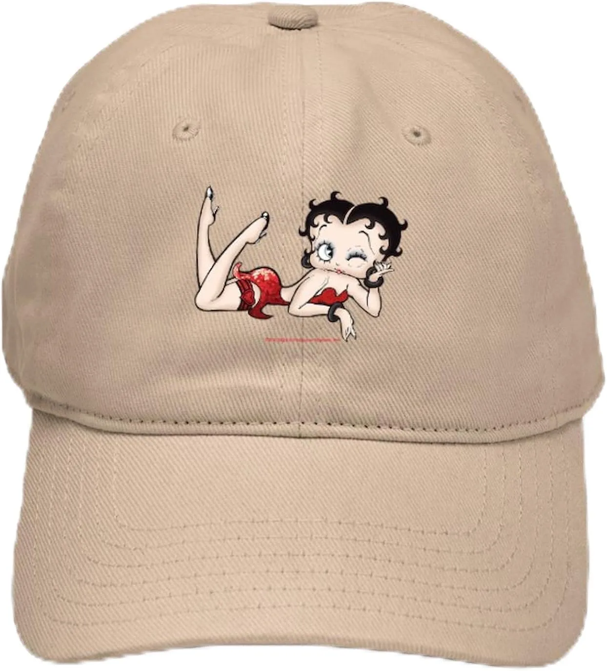 CafePress Betty Boop Red Sequins Adjustable Baseball Cap