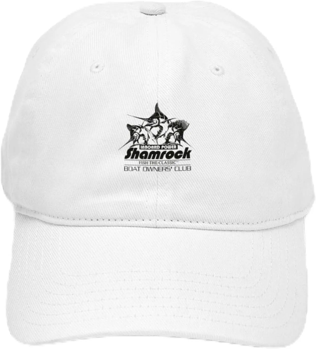 CafePress FTC Logo Black Cap Adjustable Baseball Cap