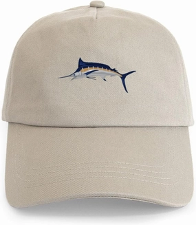 CafePress Blue Marlin Deep Sea Fish Adjustable Baseball Cap