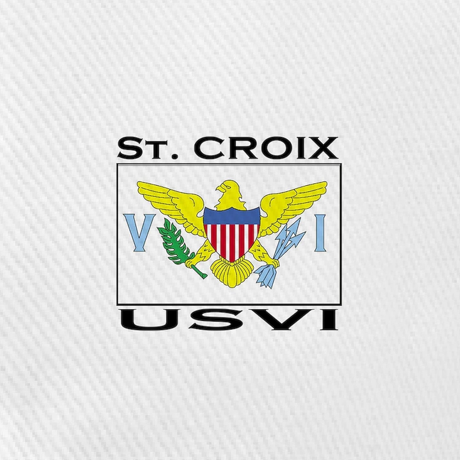 CafePress St. Croix, USVI Flag Cap Adjustable Baseball Cap