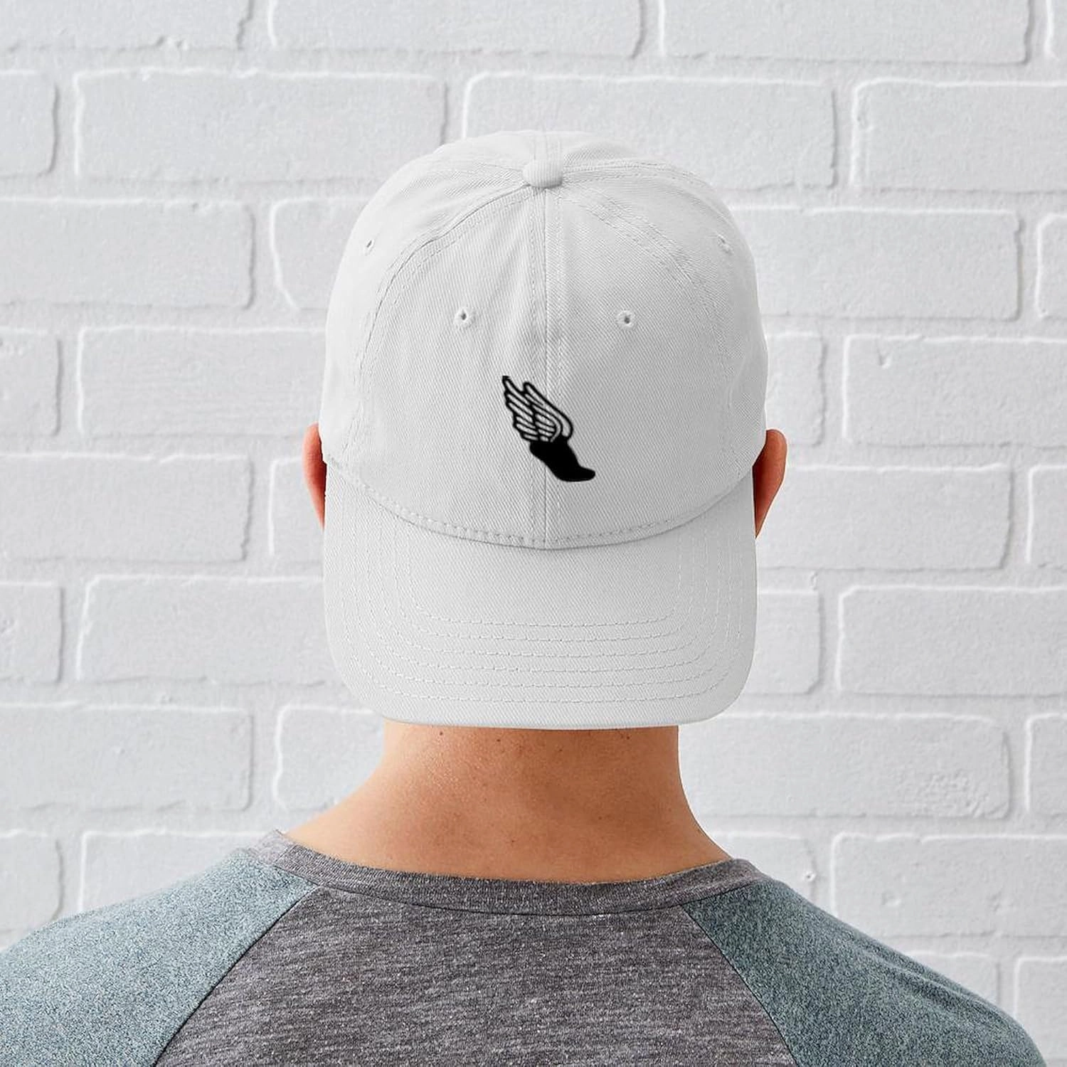 CafePress Winged Foot/Hermes Symbol Cap Adjustable Baseball Cap
