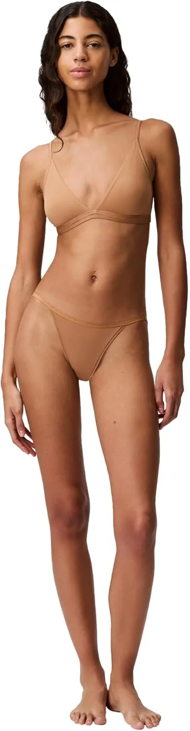 Calvin Klein Women's Form to Body Lightly Lined Triangle Bralette