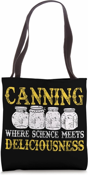 Canning Science Lover Homesteading Homesteader Food Canner Tote Bag