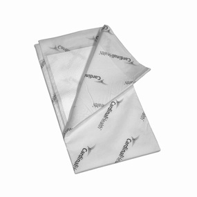 Cardinal Health™ Quilted Premium MVP Underpads Wings™, Maximum Absorbency, Light Blue, 23 x 36IN, Case of 72