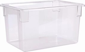 Carlisle FoodService Products Storplus Food Storage Container with Stackable Design for Catering, Buffets, Restaurants, Polycarbonate (Pc), 21.5 Gallons, Clear, (Pack of 3)