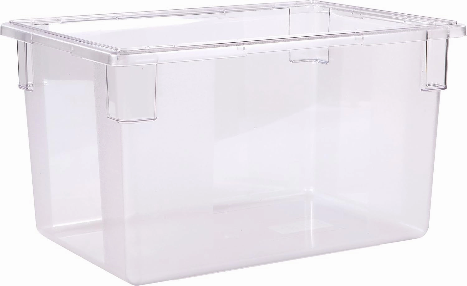 Carlisle FoodService Products Storplus Food Storage Container with Stackable Design for Catering, Buffets, Restaurants, Polycarbonate (Pc), 21.5 Gallons, Clear, (Pack of 3)