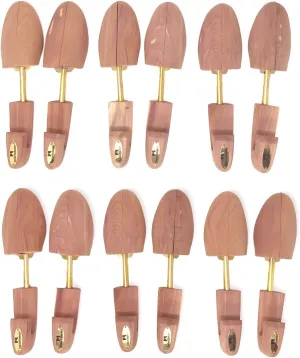 Cedar Elements Little Wholesale Program - Combination Cedar Shoe Trees - 6 Pairs (XL)