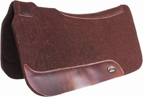 CHALLENGER 3/4" Thick Horse Saddle PAD Western Contoured Wool Felt Moisture Wicking 39RT06