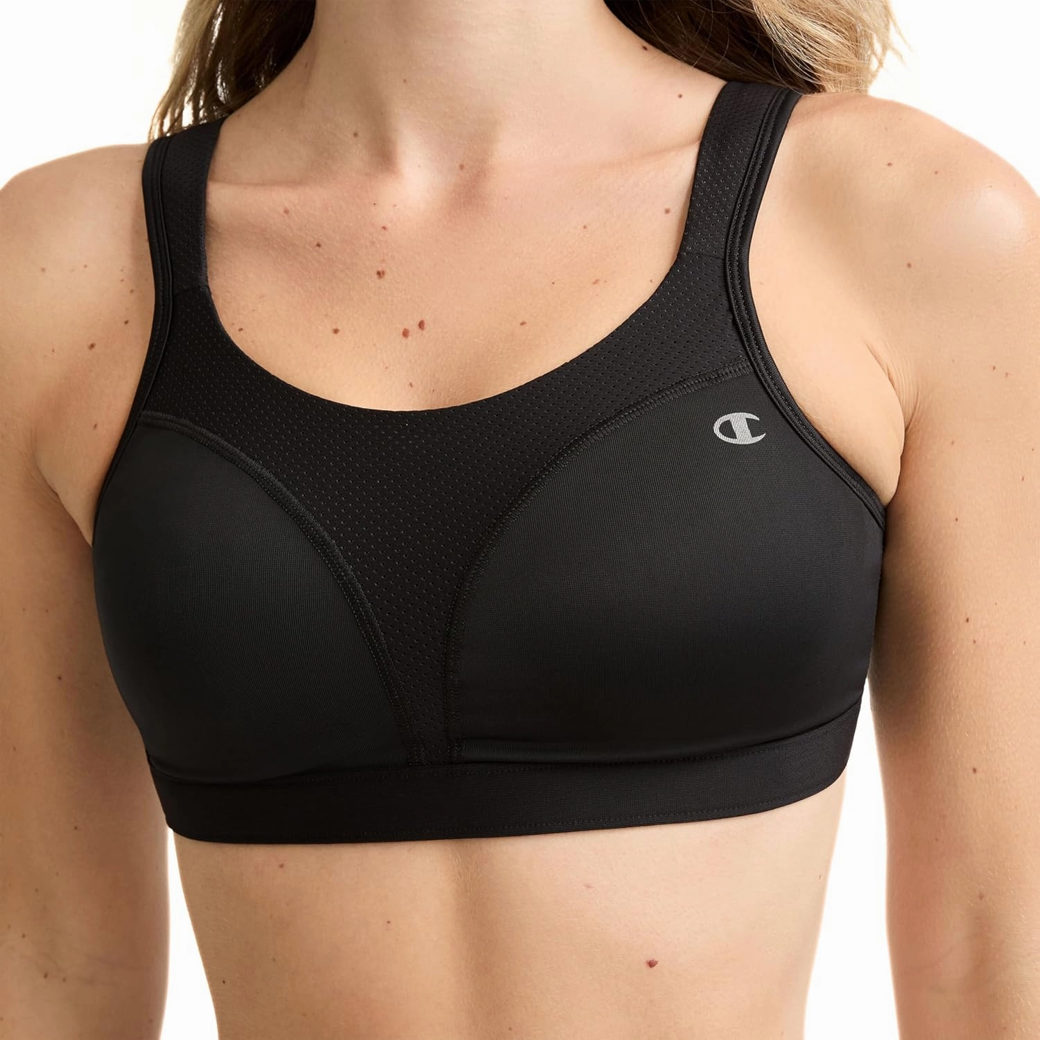 Champion Women's Sports Bra, Spot Comfort, Maximum Support, High-Impact Sports Bra for Women
