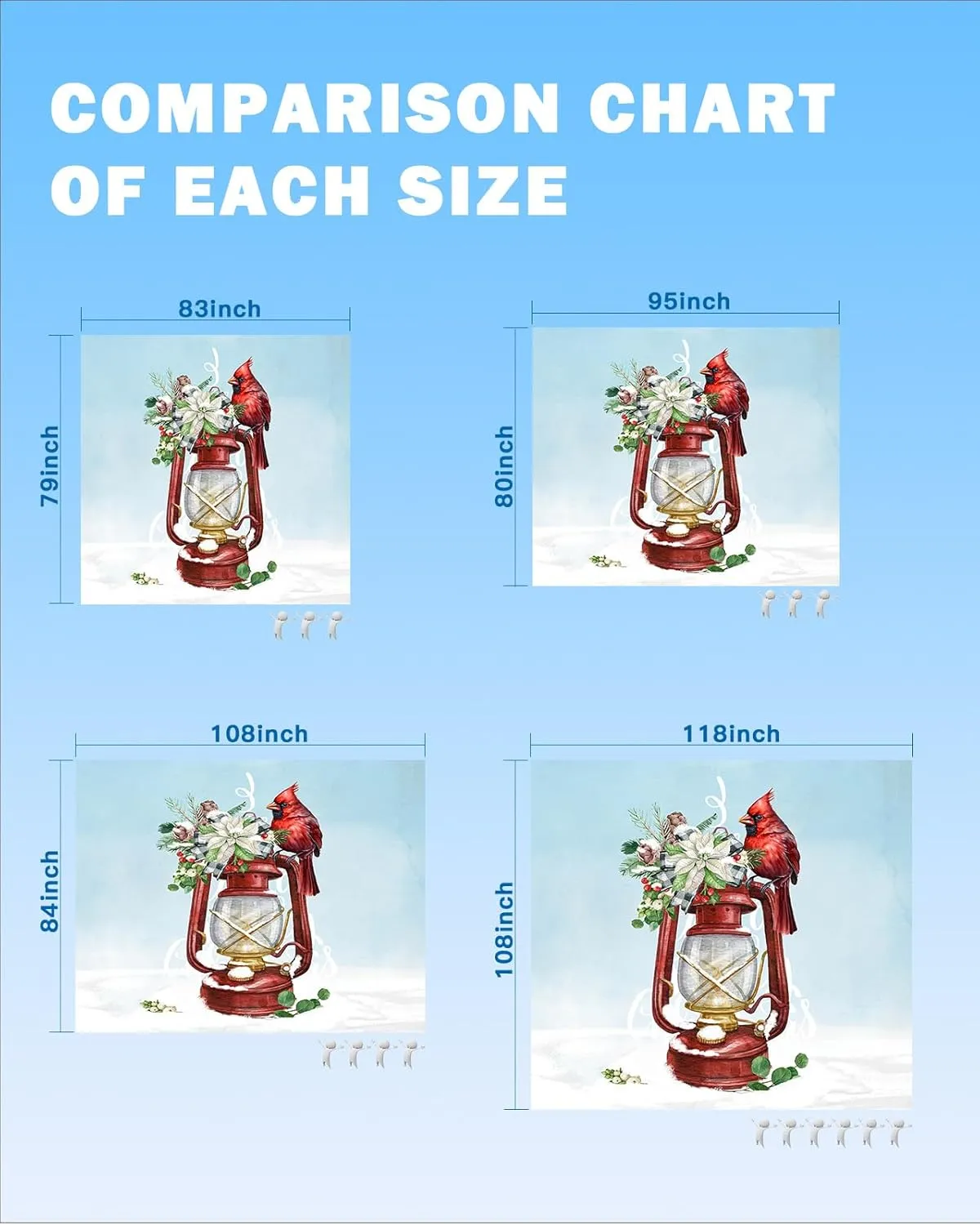 Christmas Beach Blanket Waterproof Sandproof, Red Lantern Birds Xmas Poinsettia Pine Cones Lightweight Outdoor Picnic Blanket Portable Large Beach Mat for Travel/Camping/Hiking 83"x79"