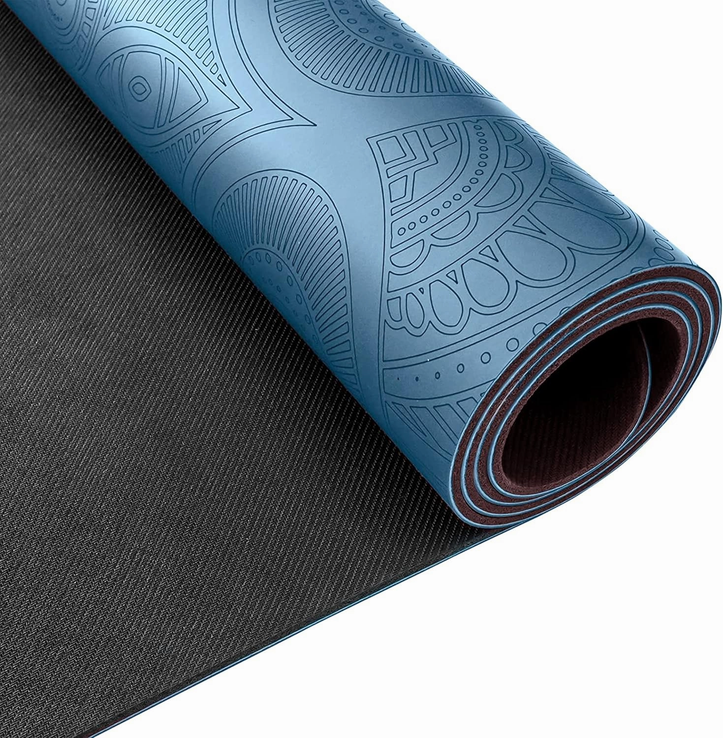 Clever Yoga Liquid Balance Thick Yoga Mat - Pro Exercise Yoga Mat with Non-Slip Surface for Home Gym, Earth-Friendly & Recyclable Pilates and Workout Pad Women & Men, 4.5 mm