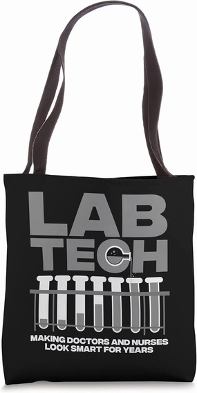 Cool Lab Tech Men Women Lab Week Medical Laboratory Science Tote Bag
