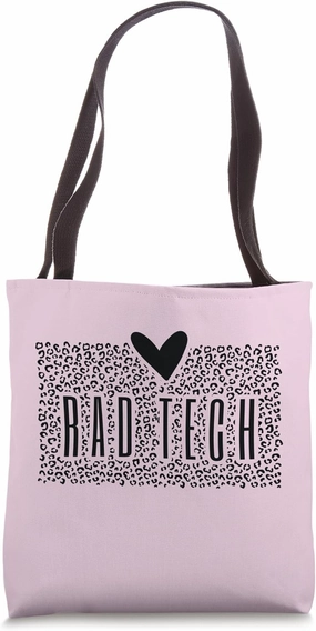 Cute Rad Tech Leopards Gifts Radiology Technician X-Ray Tech Tote Bag