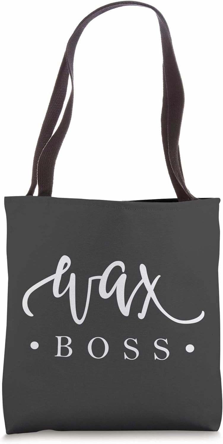 Cute Wax Boss Waxing Merch for Estheticians Cosmetologists Tote Bag