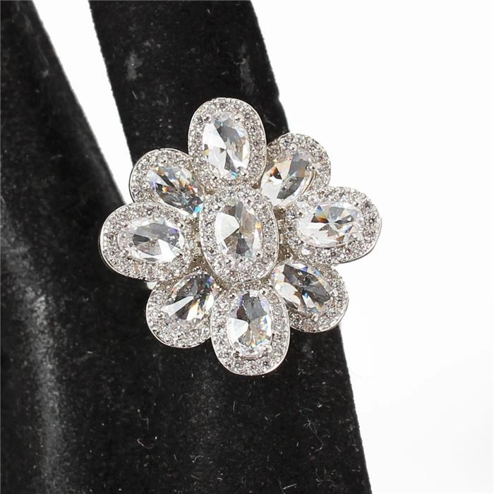 CZ Adjustable Ring
