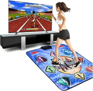 Dance Mat for Adults Kids Wireless Plug and Play Multi-Function PC USB Dancing Mat for PC Video Game Family Home Entertainment Musical Electronic Dance Mat Xmas Birthday Gifts Toys for Kids