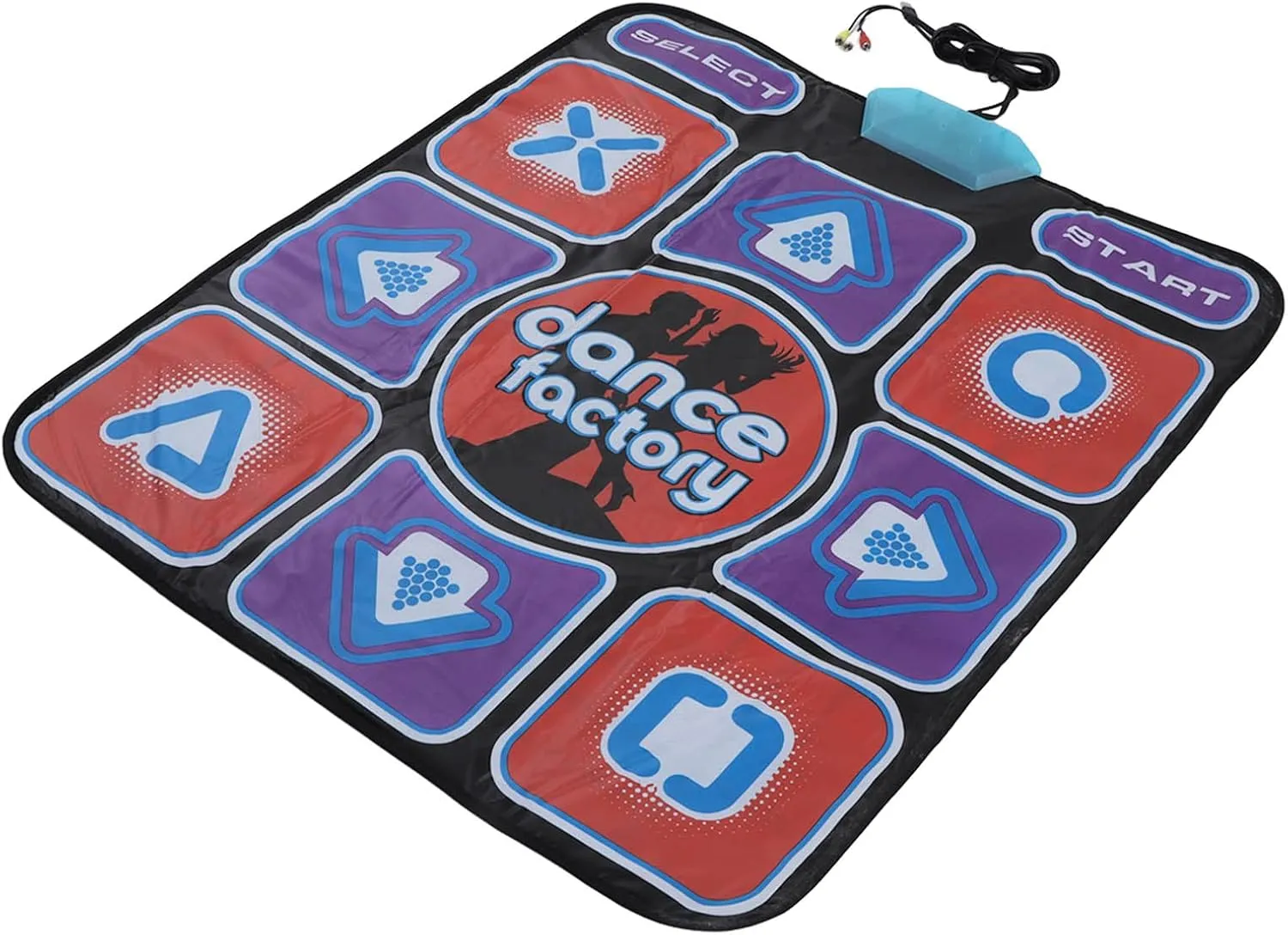 Dance Mat, Fun Music Game Activity for Children and Teens, Connects to TV, for Aerobics, Yoga, Muscle Exercises