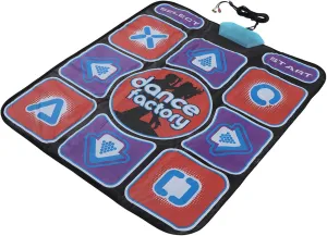 Dance Mat, Fun Music Game Activity for Children and Teens, Connects to TV, for Aerobics, Yoga, Muscle Exercises