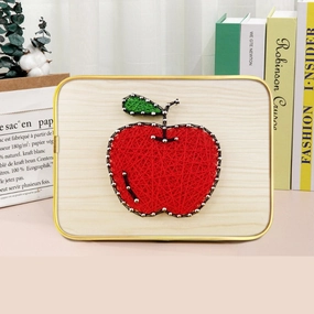 DIY 3D String Art Kit - Apple