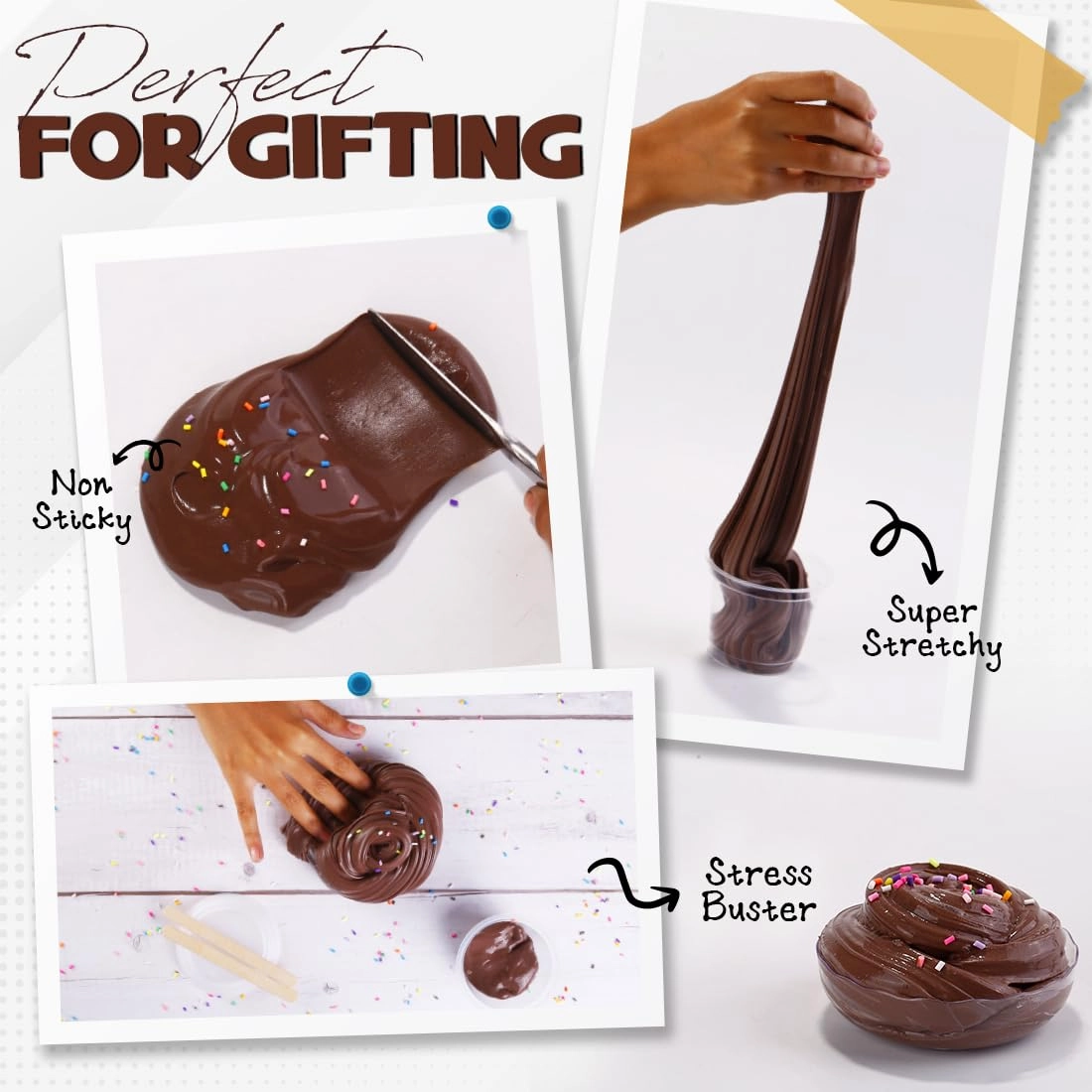 Diy Chocolate Frosting Slime Kit