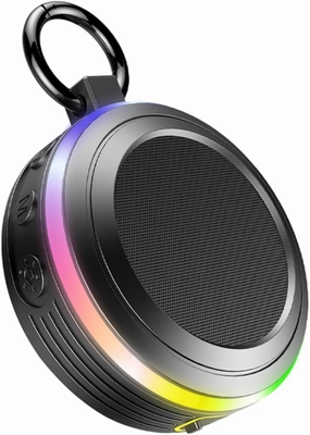 DOITOOL Shower Cordless Speaker Portable Speaker Rechargeable for Hiking and Camping Compact Design Fm Function Stylish for Home and Outdoor Use
