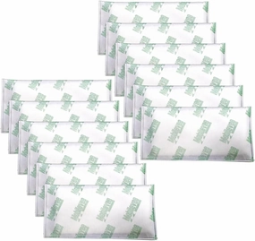 DryPuddle Puddle Sponge for Baseball Fields - Water Absorbing Pads to Remove Puddles from Wet Infields 12""x24"" - (12-Pack), White
